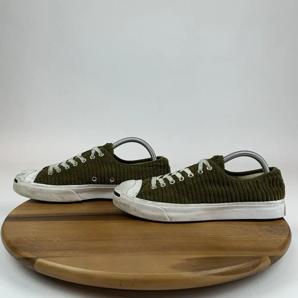 Womens Converse X Jack Purcell Widewale‎ Cord Ox Surplus Olive Sneakers Size 9.5